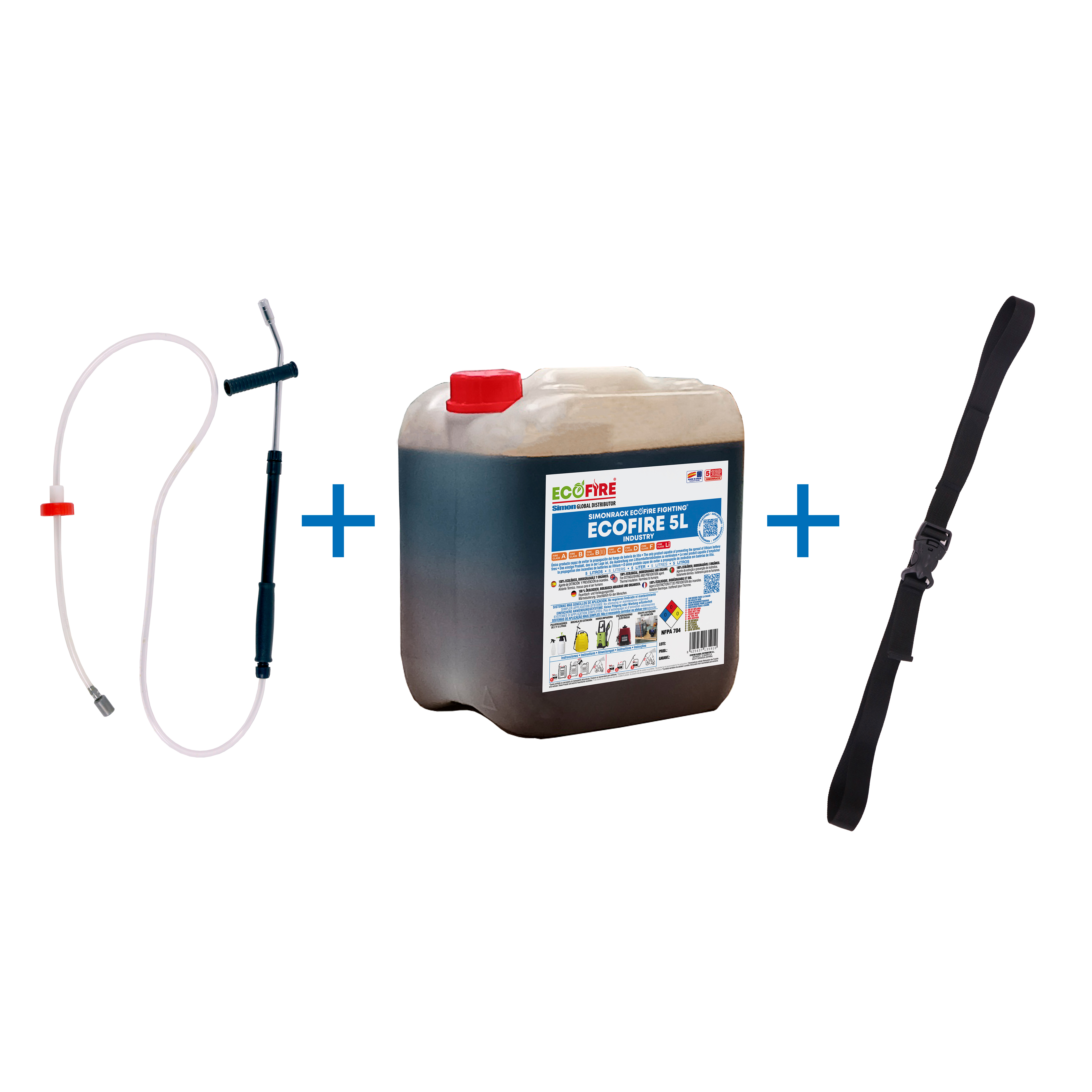 Garrafa ECOFIRE INDUSTRY 5L uso industrial